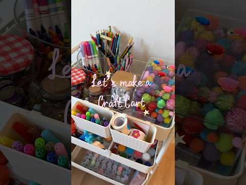 These carts promote independence, creativity, and organization skills in young artists 🌷🧚🏼‍♂️☀️🎨