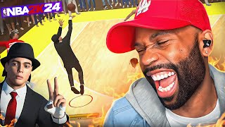 TROLLING MY TEAM with the WORST BEST JUMPSHOT in NBA 2K24 😂