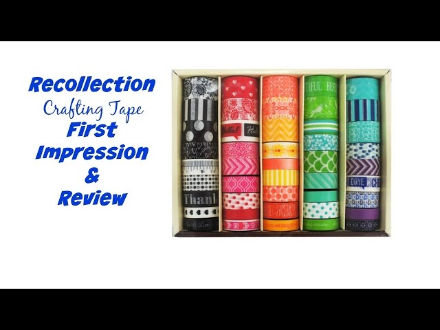 Recollections Crafting Tape Box  First Impression & Review 