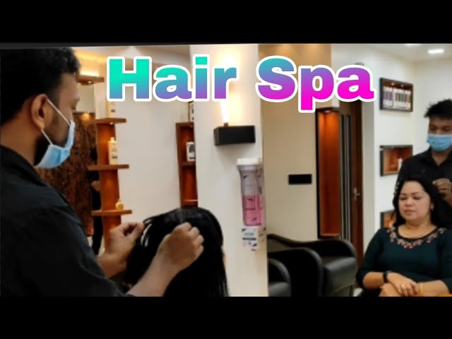 hair spa / cost, procedure /hair spa in salon version / cucumba hair and  beauty familysalon kottayam - YouTube