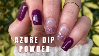 Azure Dip Powder and Dip Liquids | Dip Into Kindness Ep 3 | Dip Powder Glitter Ombre