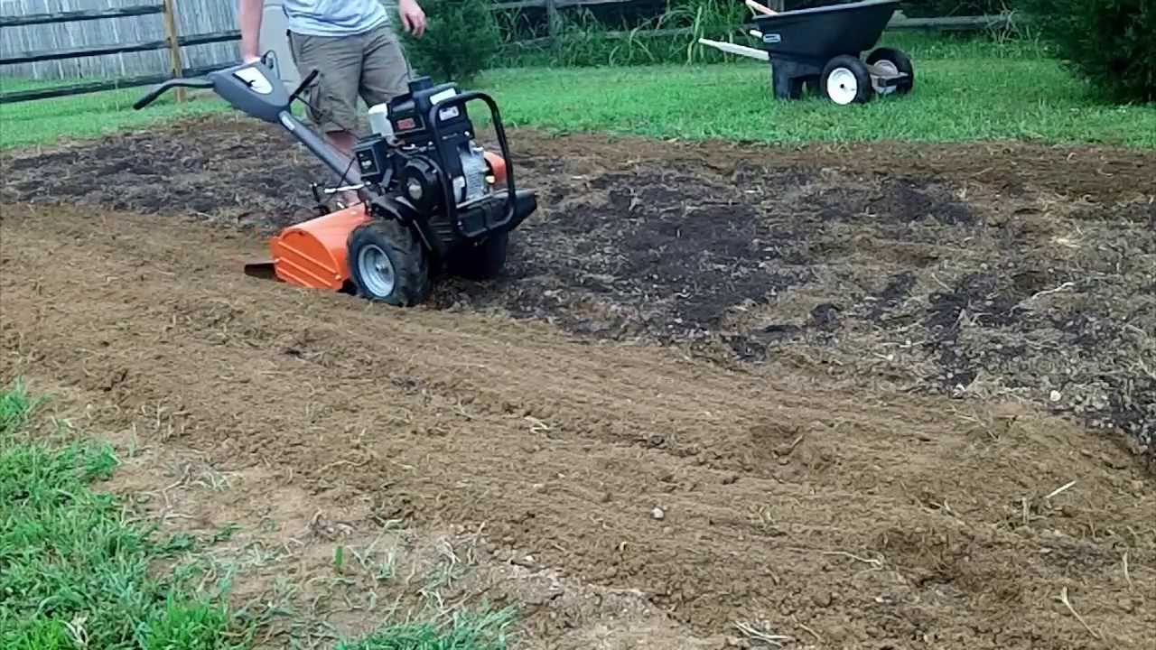 Fall Garden Composted Manure Tilling Youtube