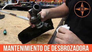 MANTENIMIENTO DE UNA DESBROZADORA ECONOMICA DE GASOLINA /  GINESSOT