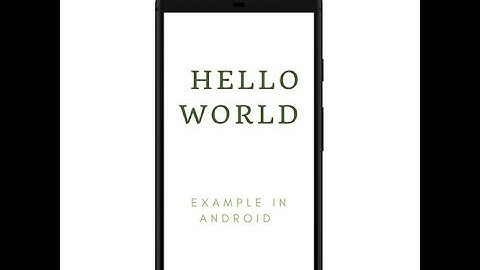 Android App Development Part-2: HelloWorld Programme using  Android Studio