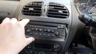 Removing & Installing an Aftermarket Radio  Peugeot 206