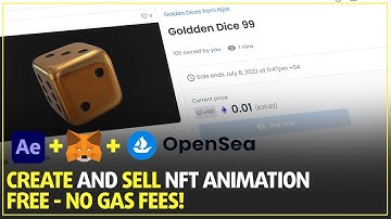 How to CREATE and SELL 3D NFT Animations in OPENSEA with After Effects Tutorials #nft