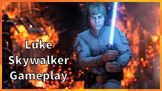 Bespin Luke Skywalker Gameplay Star Wars Battlefront 2