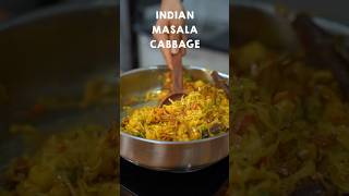 Indian Masala Cabbage 🥬 #food #recipe #cooking