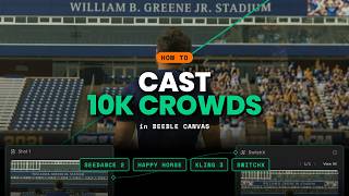 How to do Crowd VFX with AI | Beeble Canvas Tutorial
