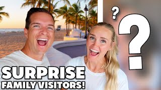 BIG SURPRISE!!  SPECIAL SURPRISE FAMILY VISITORS FLYING TO FLORIDA ✈ PLUS, A SURPRISING GIFT!