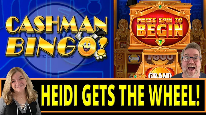 CASHMAN BINGO! Heidi gets her wheel