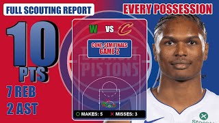 Ausar Thompson (10PTS/7REB/2AST) EVERY SHOT ATTEMPT vs Cavs CLE at DET 5/7/26 Full Player Analysis