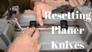 How To Reset Planer Knives