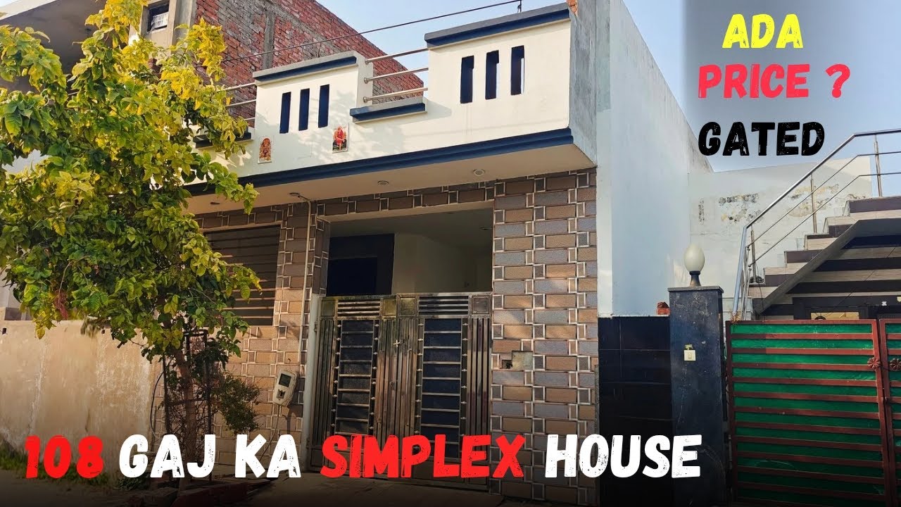 108 Gaj ka simplex House | ADA, Gated colony | shastripuram Agra | # ...