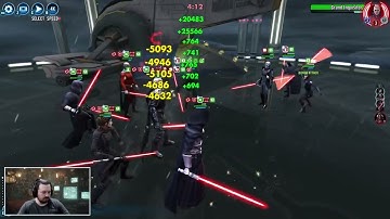 SWGOH TW Counters Darth Malgus vs Grand Inquisitor