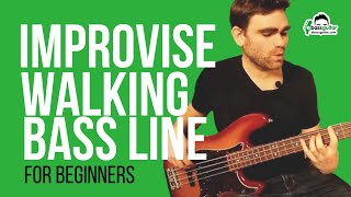 Miniatura del video "Learn To Improvise Walking Bass Lines In Less Than 5 Minutes (Using Moondance by Van Morrison)"