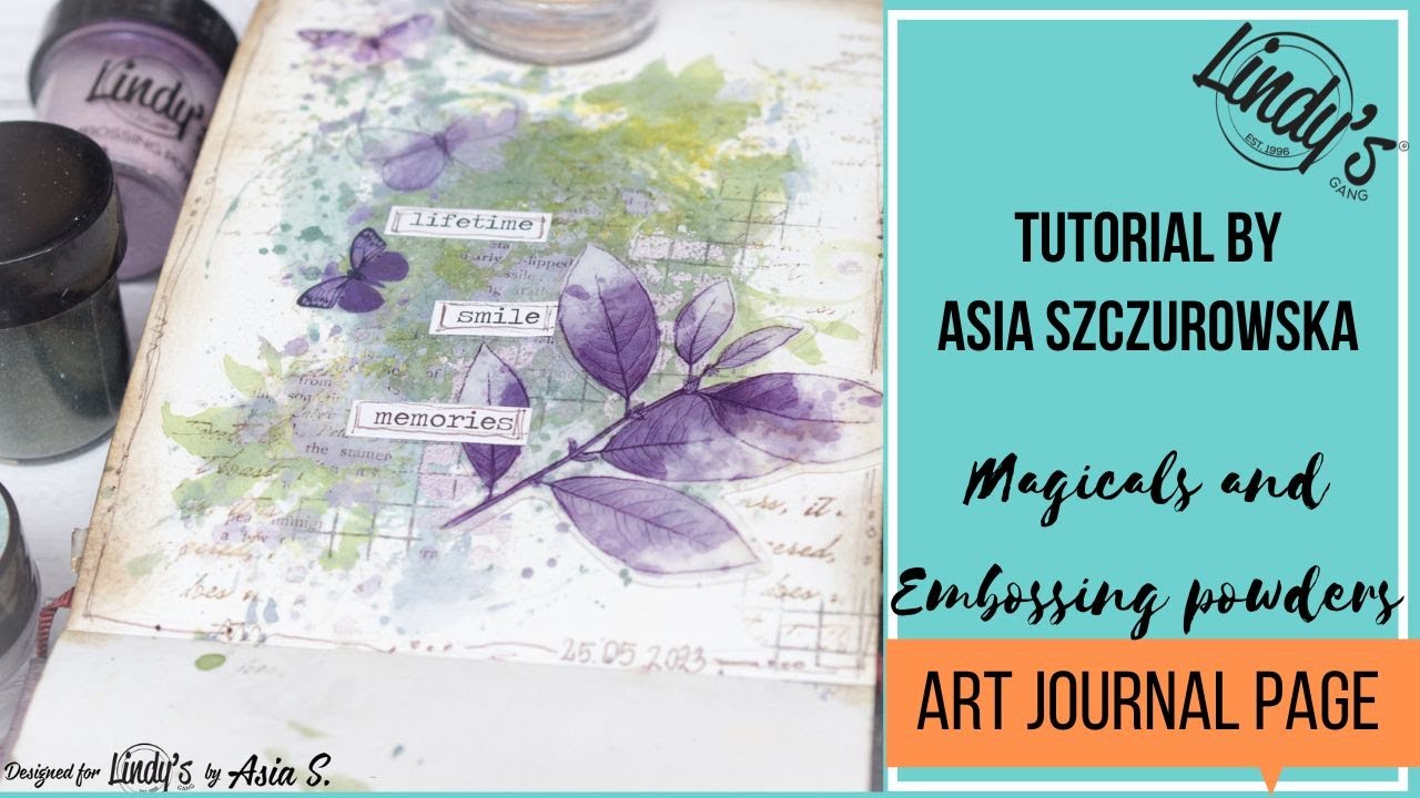 Super easy ATCs with Drawing gum, Sprays and Lindy's Magicals by Asia –  Lindy's Gang