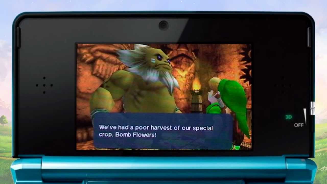 GAMEPLAY Zelda Ocarina of Time 3D (Goron City) YouTube