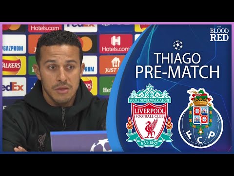 Thiago Responds to Barcelona Links | Press Conference | Liverpool vs FC Porto