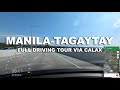 Manila to Tagaytay Full Driving Tour | 4K | Tour From Home TV | Philippines
