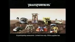 Transformers Live Action Movie Burger King Promo