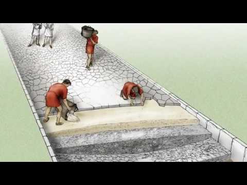 La costruzione di una strada (procedimenti, materiali e tecniche ... Materiali di costruzione