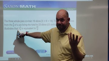 Lesson 62: Writing Mixed Numbers as Improper Fractions (Saxon Math, Level 6)