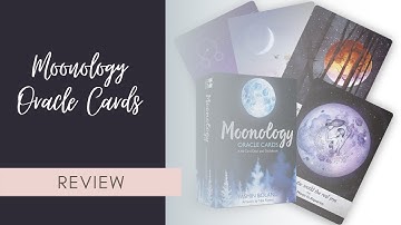 Review and Walk Through The Moonology Oracle Deck By Yasmin Boland