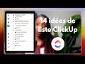 Clickup  14 ides de liste clickup