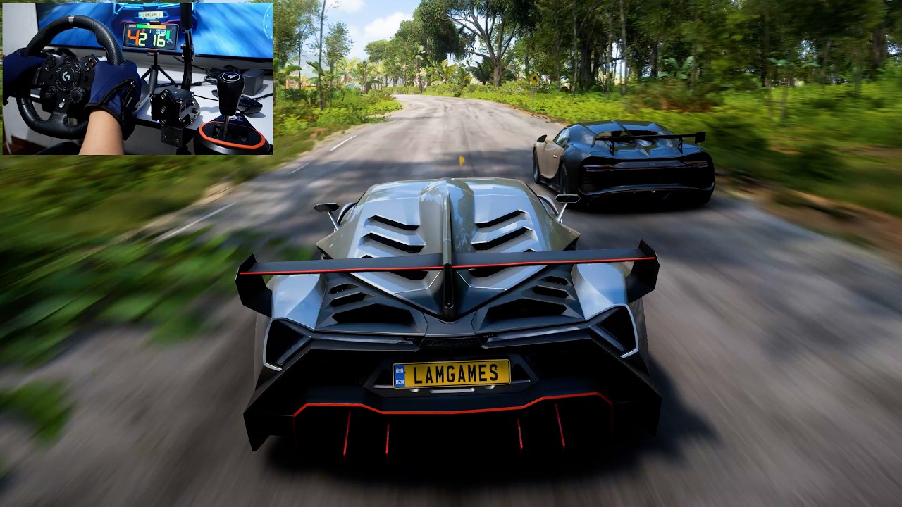 Lamborghini Veneno | Sin Ayudas | Forza Horizon 5 | Volante Logitech G923 Gameplay