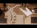 Kinetic door furniture mechanism idea! only plywood / woodworking