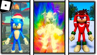 How to get MUSHROOM PLANET, KID KNUCKLES BADGE & VIP MORPHS in SONIC MOVIE EXPERIENCE ROBLOX