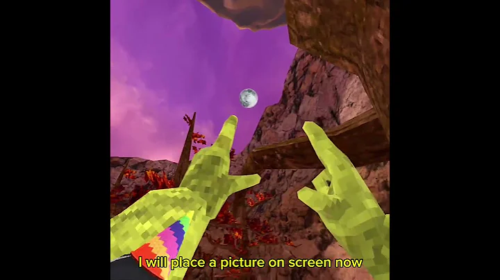 #gorillatag  #vr  #shorts  | Gorilla tag has a crack in the moon! 😮