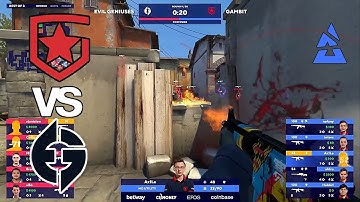 Gambit vs EG - Upper bracket quarter-final - BLAST Premier Spring Final 2021 - Highlights - CSGO