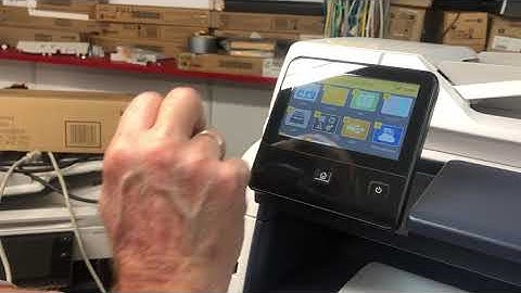 Customize Xerox VersaLink B405 Home Screen