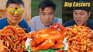 The white hair next door came to eat again | TikTok Video|Eating Spicy Food and Funny Pranks|Mukbang