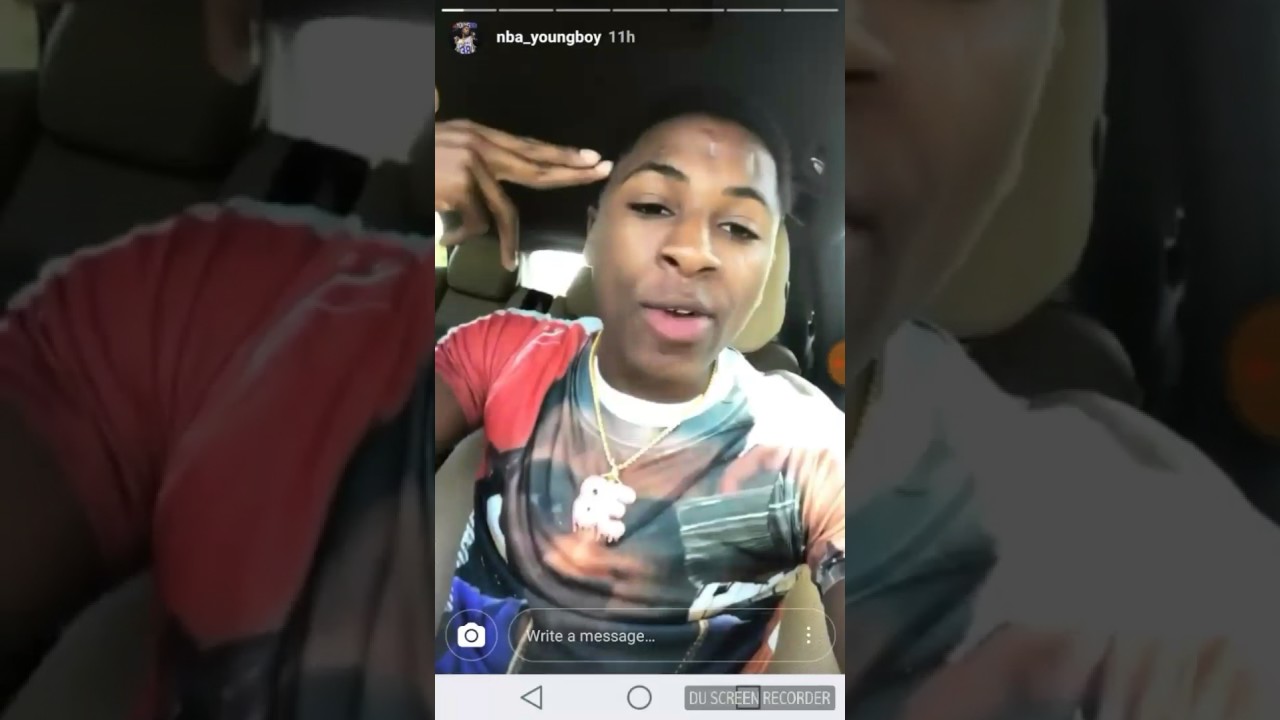 NBA youngboy Instagram story YouTube