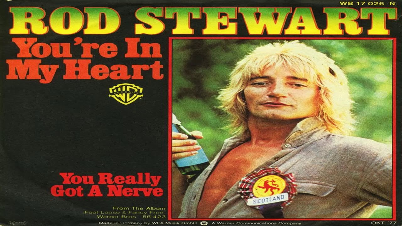 8周年記念イベントが ROD STEWART YOU'RE IN MY HEART 日本盤EP 美麗盤