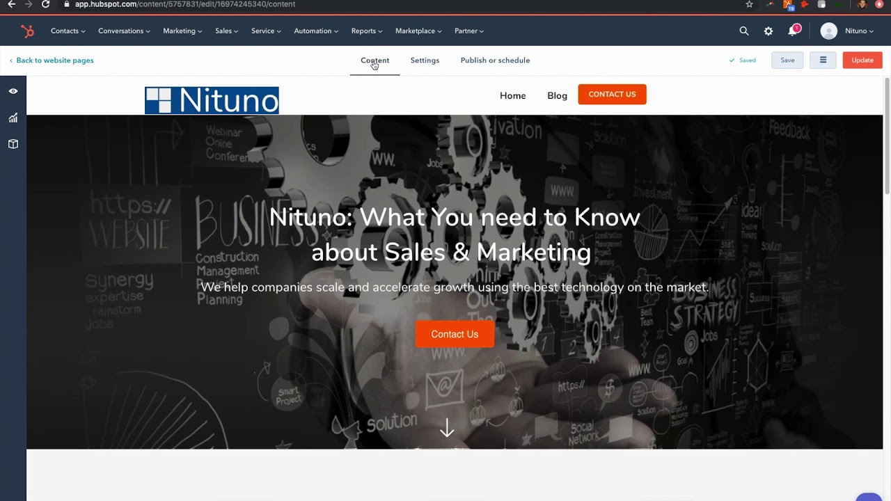 How to Connect Google Analytics with Hubspot - YouTube