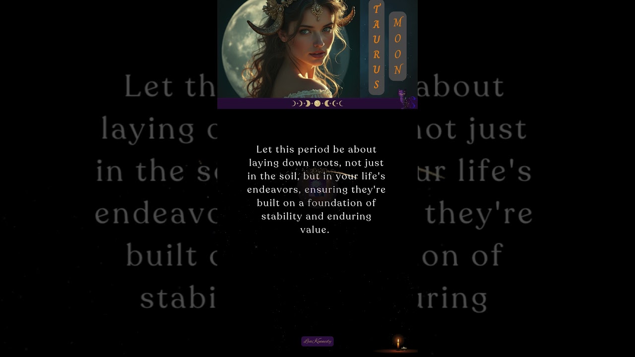 Embracing Earthly Elegance: The Taurus Moon Transit