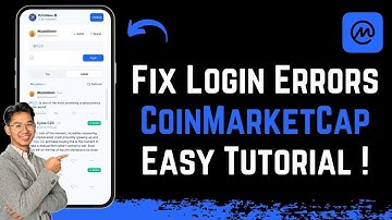 How to Fix Login Errors on CoinMarketCap !