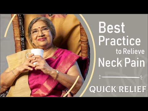 Quick Relief || Best Practice to Relieve Neck Pain | Dr. Hansaji Yogendra