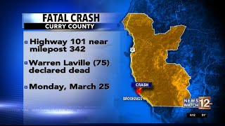 Senior dead in Curry County two-car crash