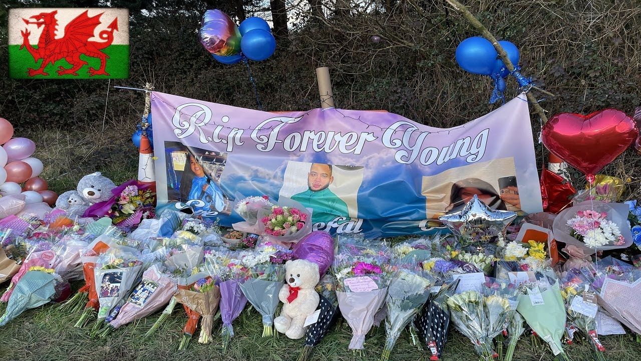 At crash scene: Tributes paid to Cardiff car crash victims as three youngsters killed