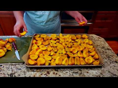Freezing Peaches for Winter