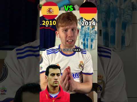 Spain 2010 vs Germany 2014 Combined XI 🧐 #shorts
