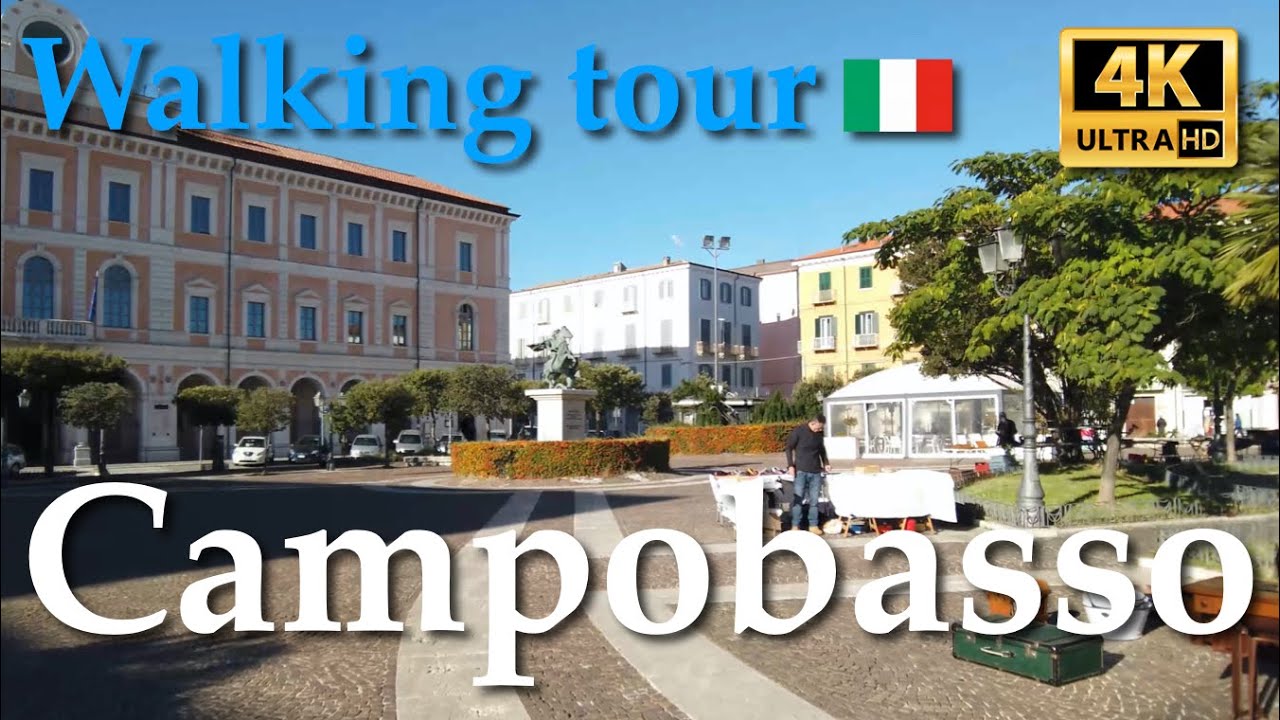 Campobasso (Molise), Italy【Walking Tour】History in Subtitles 4K YouTube
