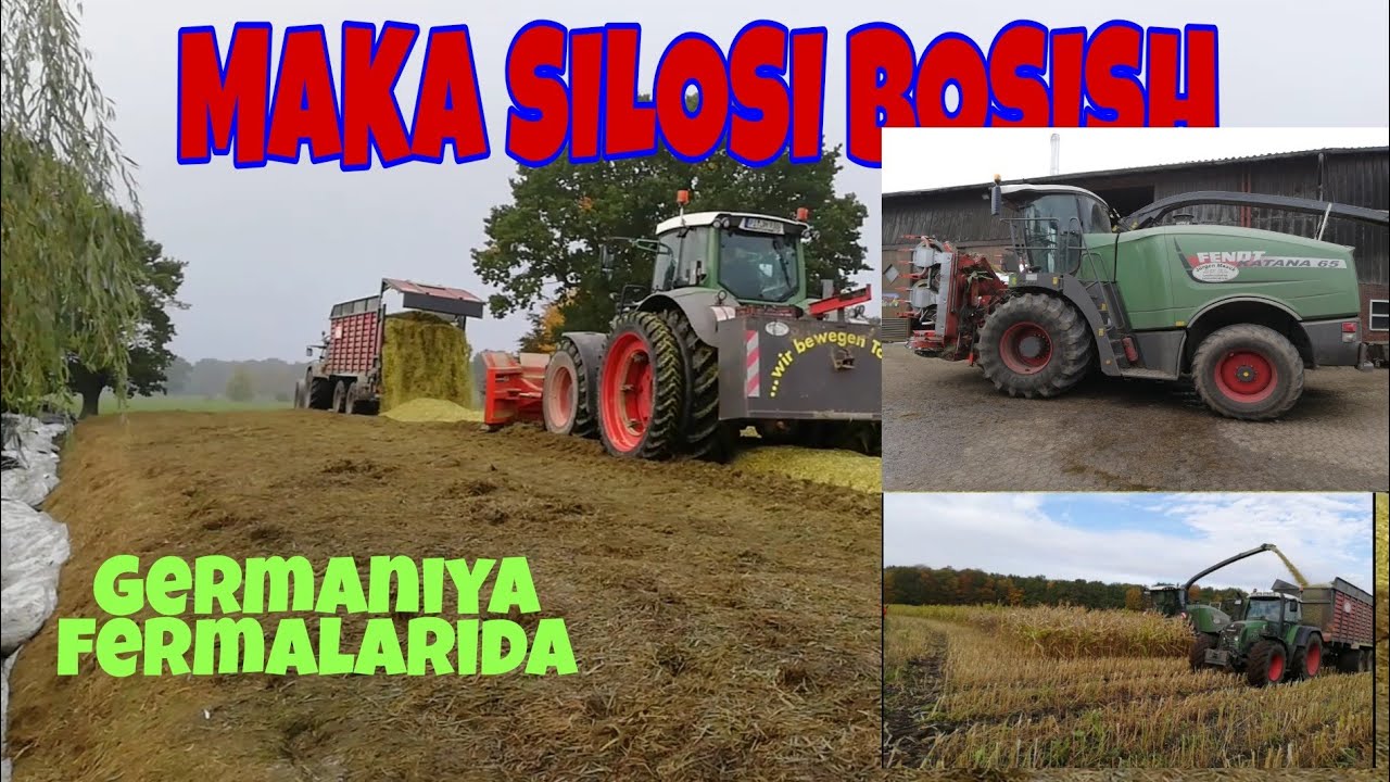 MAKA SILOSI BOSISH. #Germaniyadagi #fermada #Silos #bosish #jarayoni