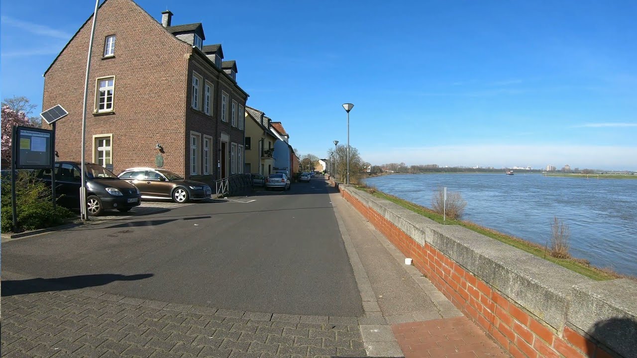 [4K] Cycling Düsseldorf/Neuss | Aachener Pl - Obertor via Fleher Brücke, Grimlinghausen, Gnadental