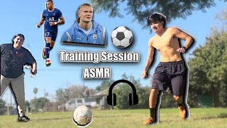 Soccer/Football Training Session ASMR| Couple Edition Resimi